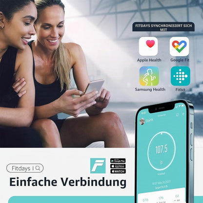 Smart Body Fat Scale with Bluetooth App | Digital BMI & Body Composition Analyzer
