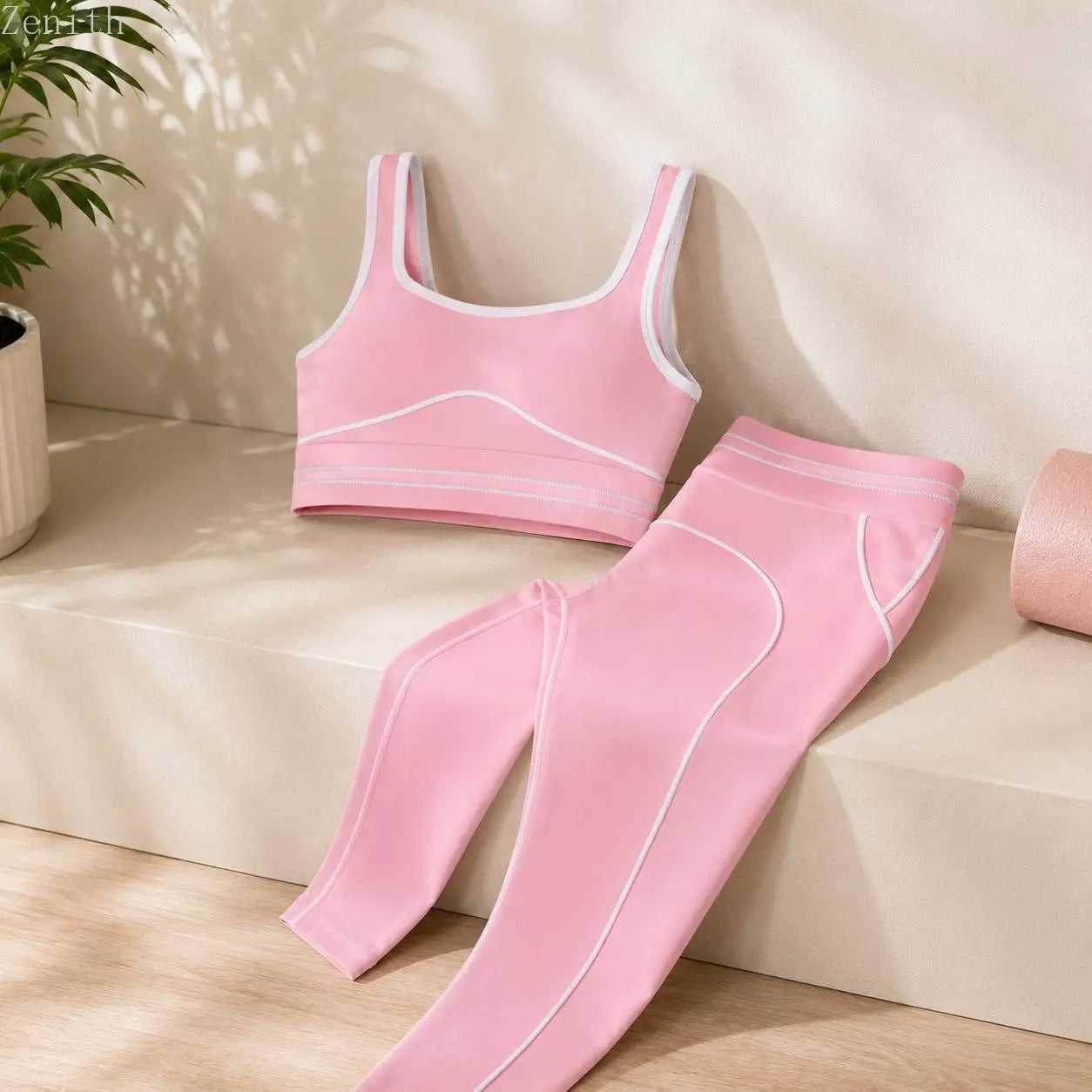 Elevate Your Workout with Our Women's High-Waisted Athletic Yoga Pants Set - Stylish, Butt-Lifting Fitness Outfits for Every Active Moment