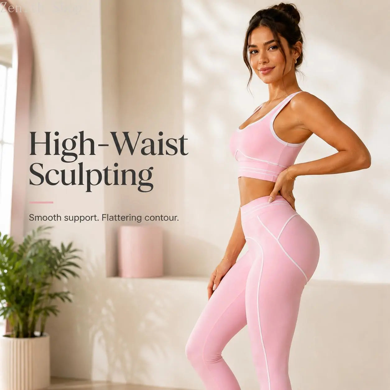 Elevate Your Workout with Our Women's High-Waisted Athletic Yoga Pants Set - Stylish, Butt-Lifting Fitness Outfits for Every Active Moment