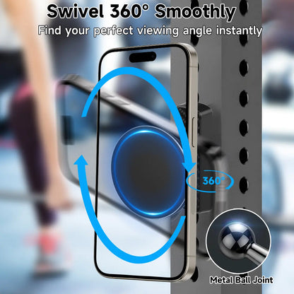 Revolutionary Magnetic Golf Cart Phone Holder - The Ultimate Gym Phone Mount for Golfers and Dads! Perfect Gift for Him!