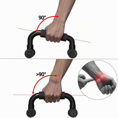 Portable Push-Up Bars Set | Non-Slip Parallettes for Strength Training & Home Workouts