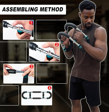 Transform Your Workout with the Ultimate Twister Arm Trainer - Adjustable Chest and Arm Fitness Equipment for Men