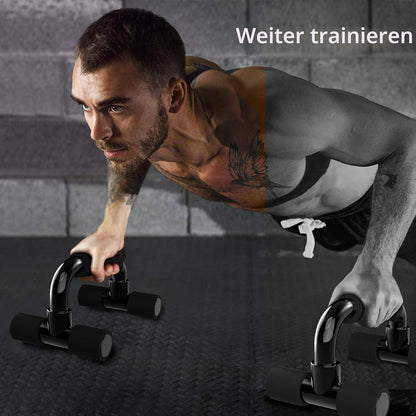 Portable Push-Up Bars Set | Non-Slip Parallettes for Strength Training & Home Workouts