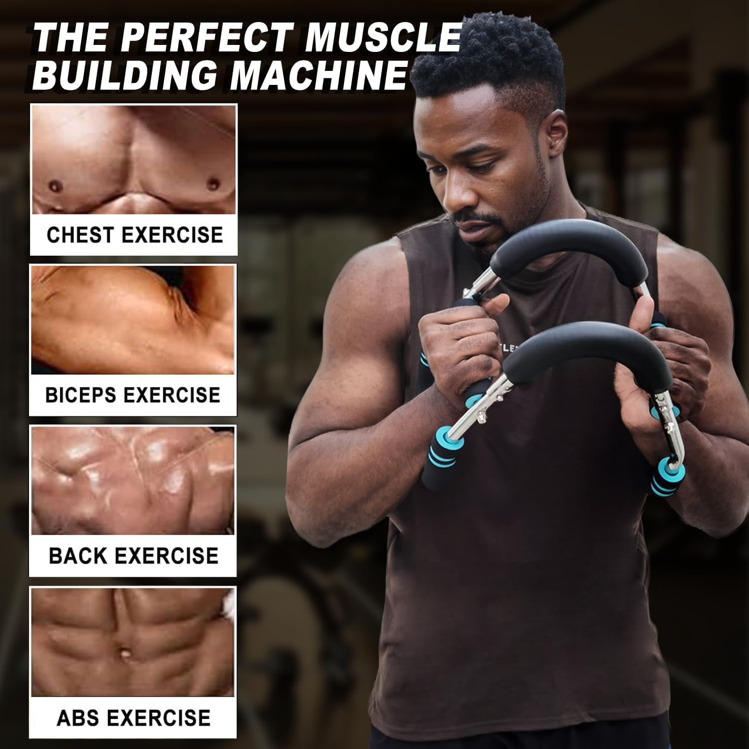 Transform Your Workout with the Ultimate Twister Arm Trainer - Adjustable Chest and Arm Fitness Equipment for Men