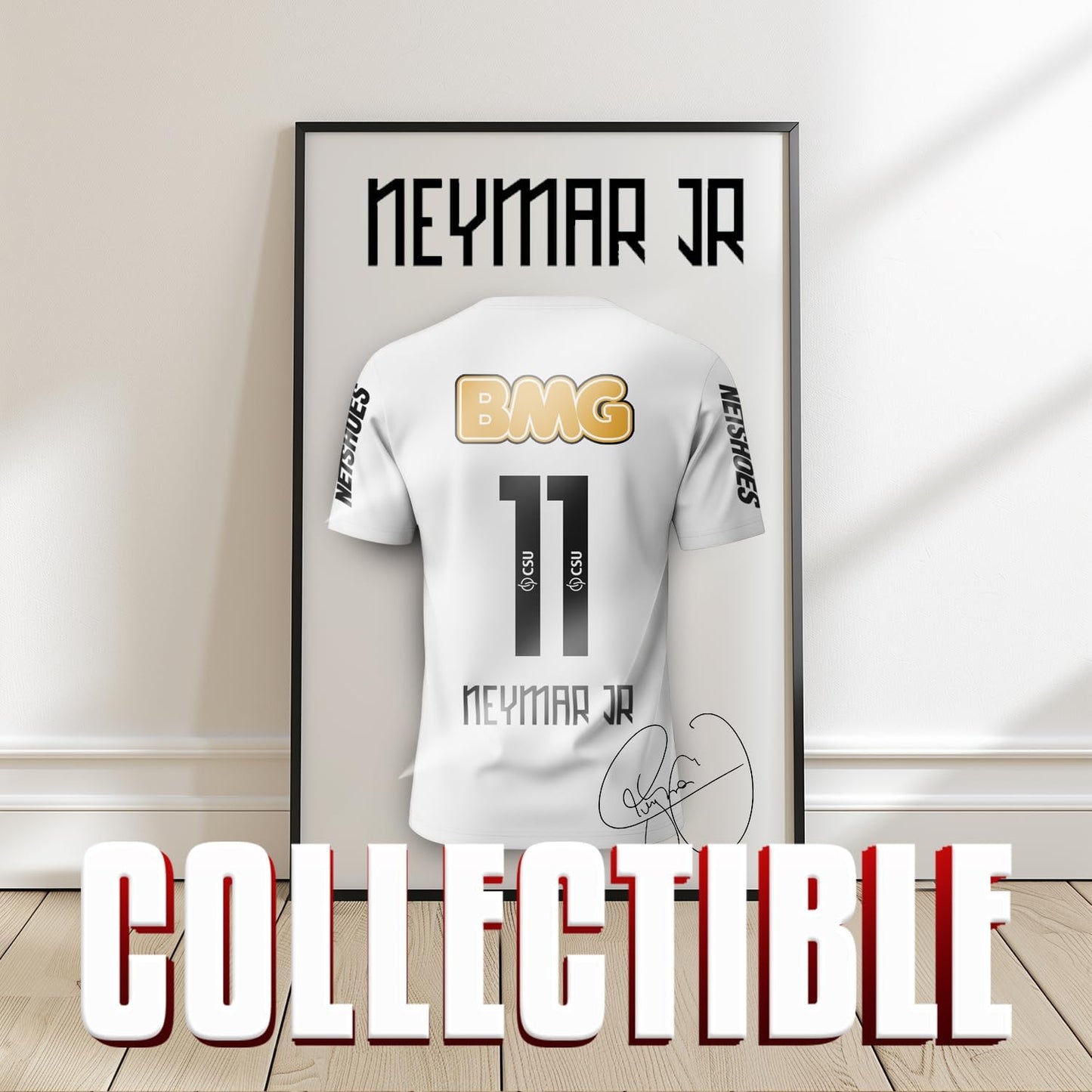 Unleash Your Passion for Football with the Ney Jr. #11 Santos Retro Soccer Jersey – A Tribute to the 2012 Brazilian Classic!