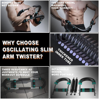 Transform Your Workout with the Ultimate Twister Arm Trainer - Adjustable Chest and Arm Fitness Equipment for Men