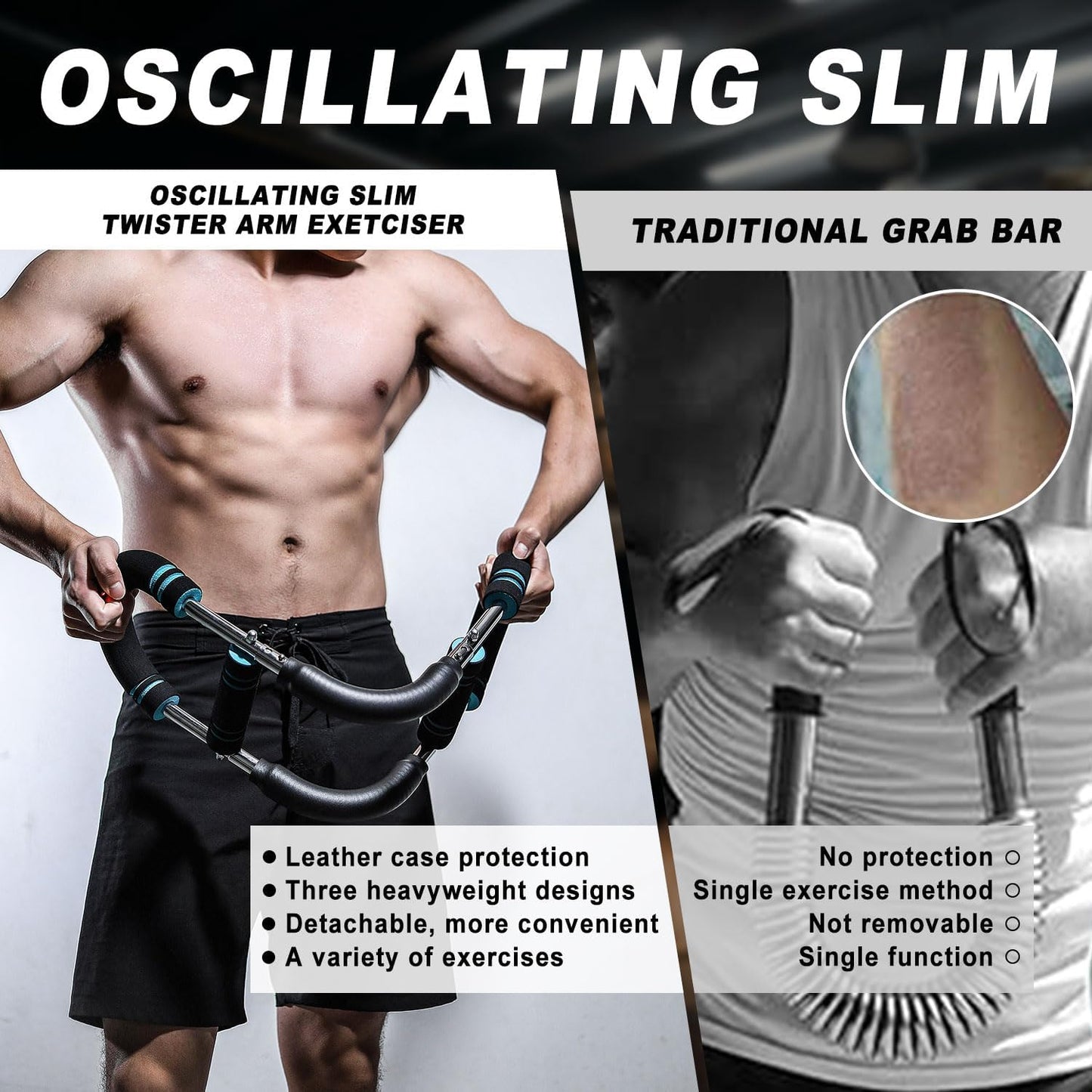 Transform Your Workout with the Ultimate Twister Arm Trainer - Adjustable Chest and Arm Fitness Equipment for Men