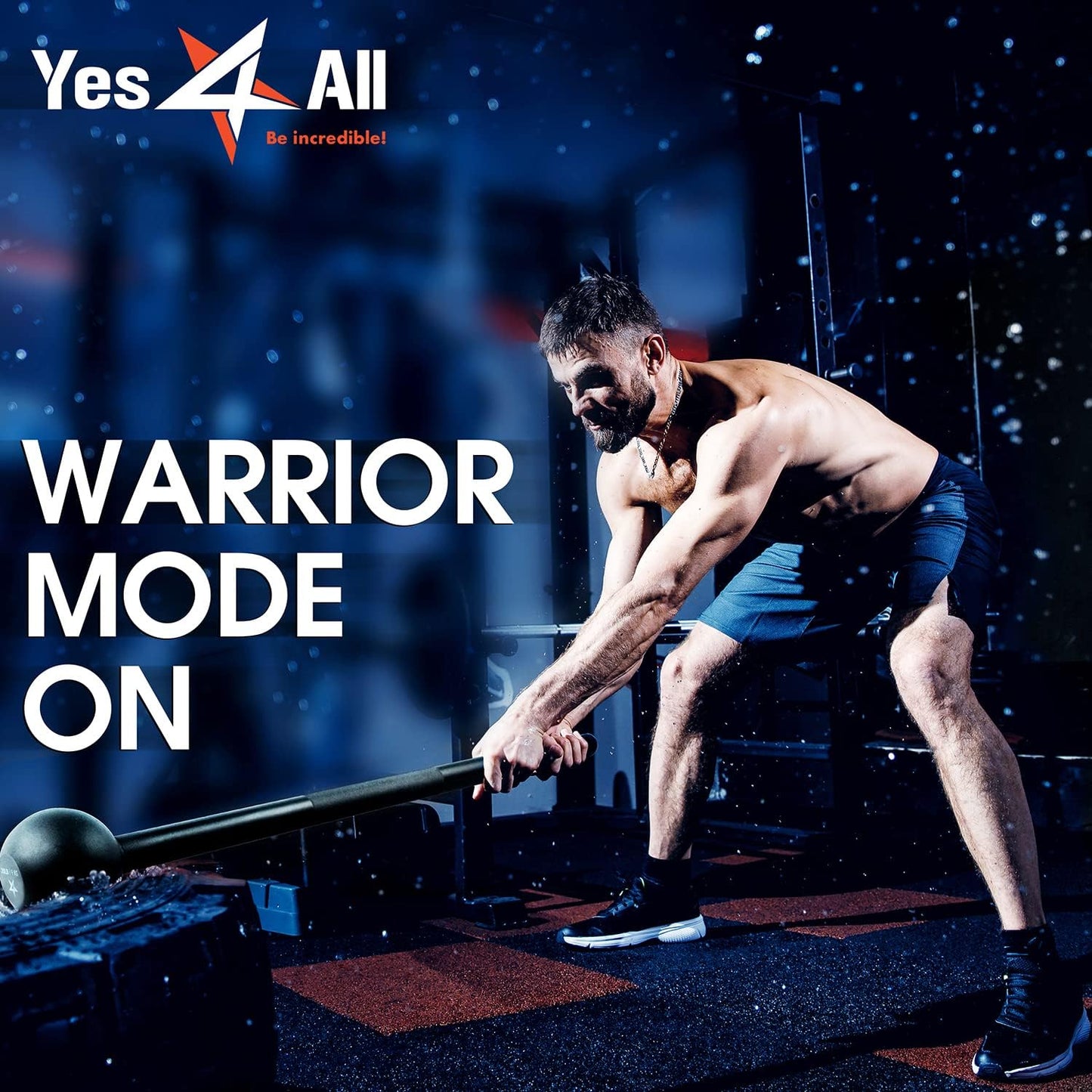 Unleash Your Strength with Our 15 lb Steel Mace Bell - Perfect for Full Body Workouts, Shoulder Mobility, and Grip Training for Both Men and Women