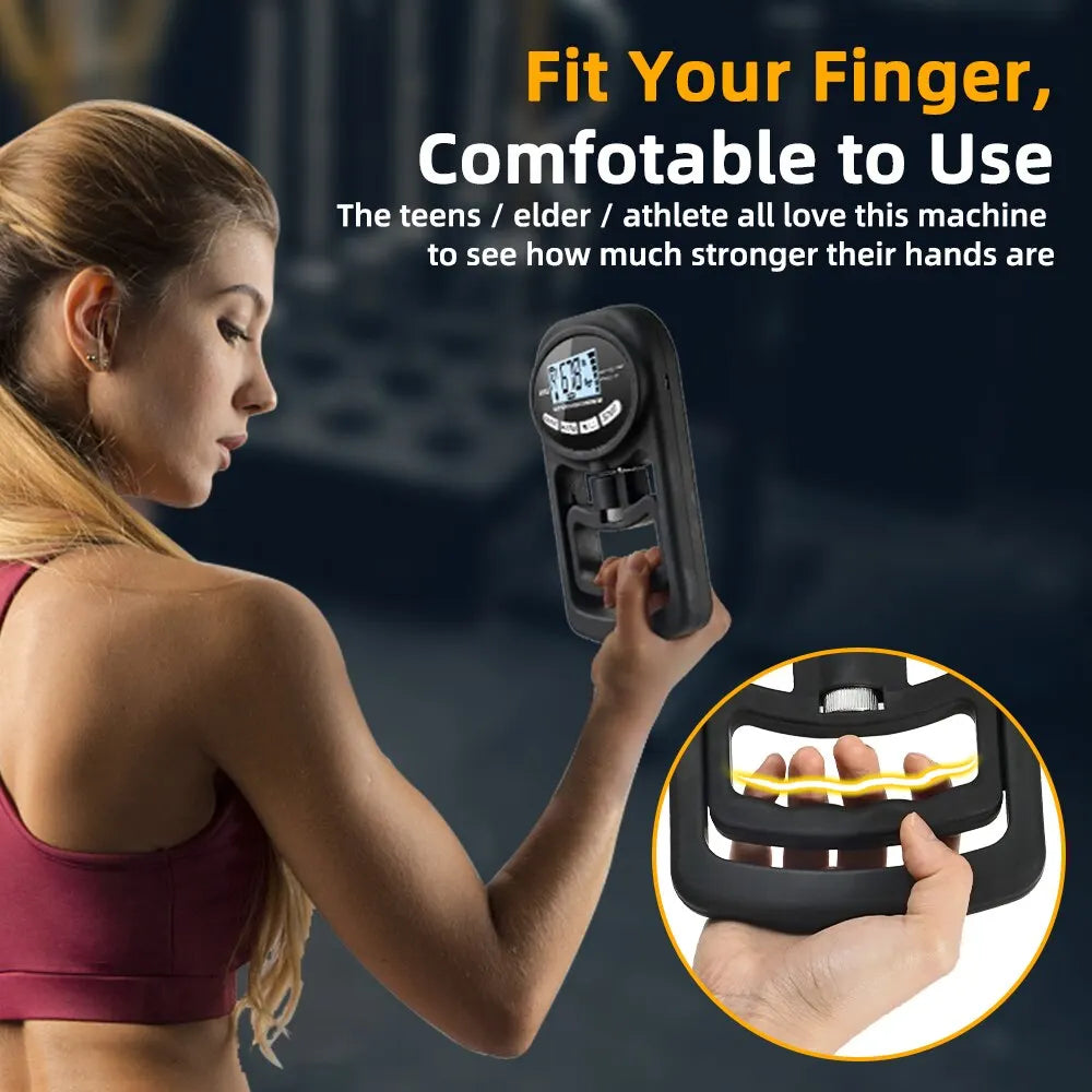 Maximize Your Grip Power with the 265Lbs Digital Hand Dynamometer - Perfect for Strength Training and Sports!