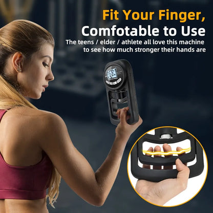 Maximize Your Grip Power with the 265Lbs Digital Hand Dynamometer - Perfect for Strength Training and Sports!