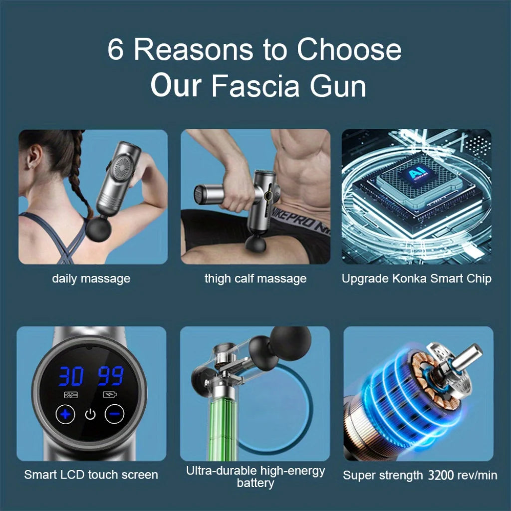 99 Speed Professional Muscle Massage Gun - Ultimate Neck and Back Relief for Fitness Enthusiasts