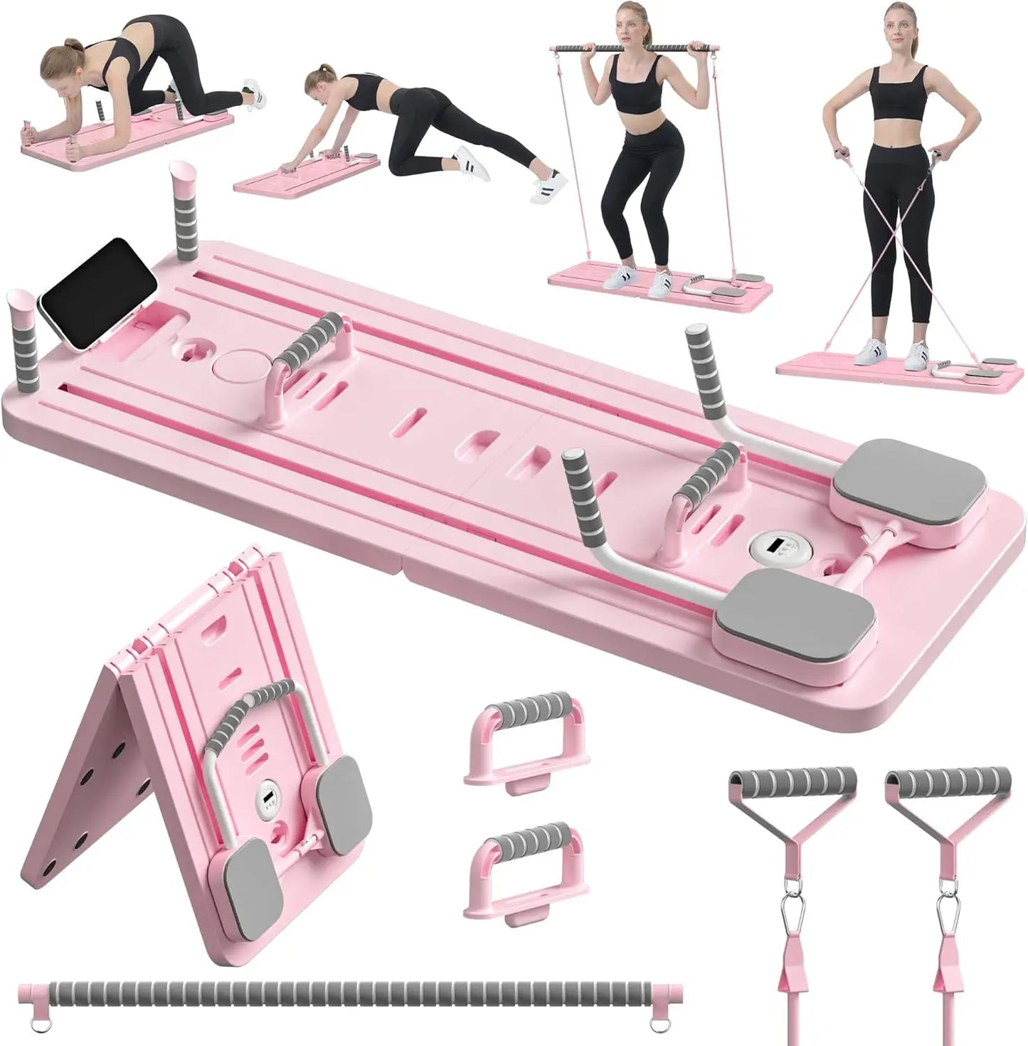Transform Your Core Workout with the Multifunctional Abdominal Fitness Board - Versatile Pilates Reformer & Push-Up Plate for Ultimate Home Training