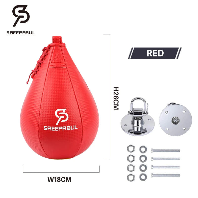Elevate Your Training with the Premium Boxing Pear Shape PU Speed Ball - Perfect for Fitness Enthusiasts!