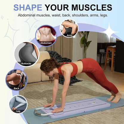 Transform Your Core Workout with the Multifunctional Abdominal Fitness Board - Versatile Pilates Reformer & Push-Up Plate for Ultimate Home Training