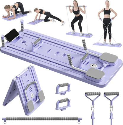 Transform Your Core Workout with the Multifunctional Abdominal Fitness Board - Versatile Pilates Reformer & Push-Up Plate for Ultimate Home Training
