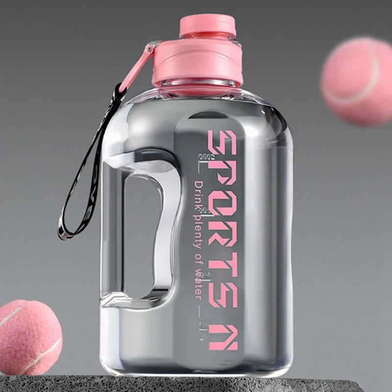 Experience Ultimate Hydration with Our Large Capacity 2 Liter BPA-Free Water Bottle - Perfect for Sports, Gym, Camping, and Travel!