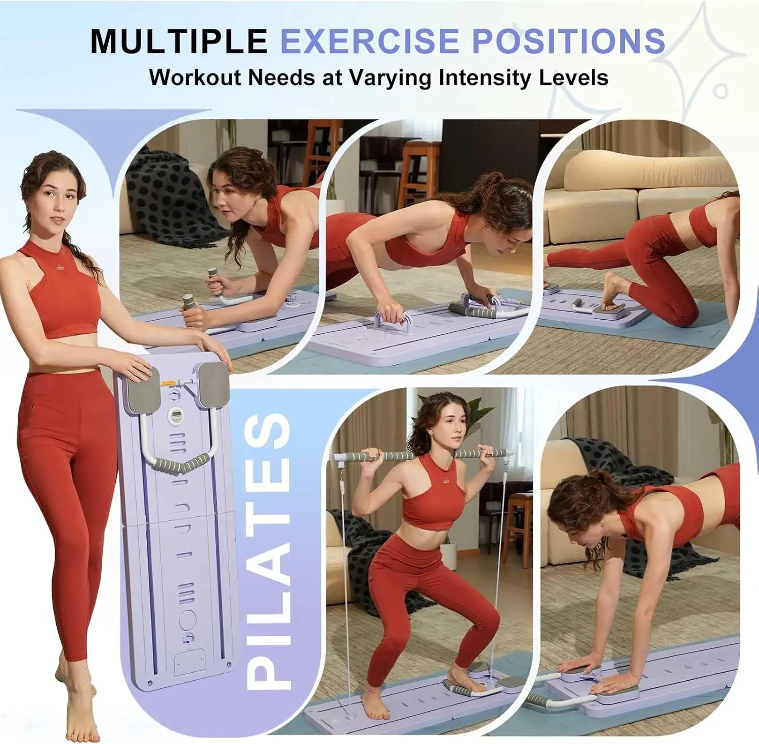 Transform Your Core Workout with the Multifunctional Abdominal Fitness Board - Versatile Pilates Reformer & Push-Up Plate for Ultimate Home Training