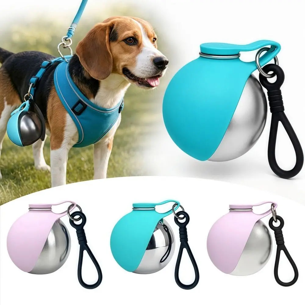 Portable 2-In-1 Dog Water Bottle & Bowl - Lightweight Leak-Proof Hydration Dispenser for Outdoor Adventures
