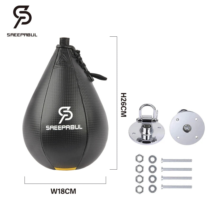 Elevate Your Training with the Premium Boxing Pear Shape PU Speed Ball - Perfect for Fitness Enthusiasts!
