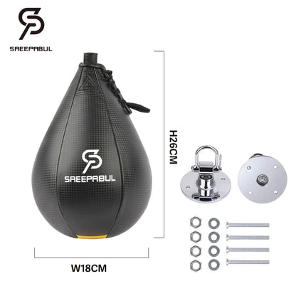 Elevate Your Training with the Premium Boxing Pear Shape PU Speed Ball - Perfect for Fitness Enthusiasts!