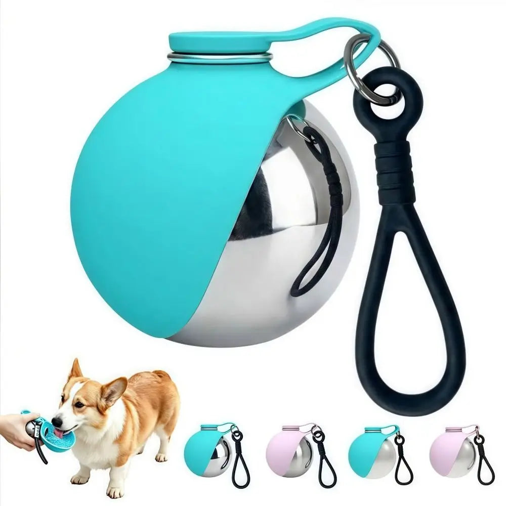 Portable 2-In-1 Dog Water Bottle & Bowl - Lightweight Leak-Proof Hydration Dispenser for Outdoor Adventures