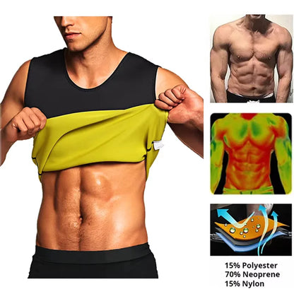 Elevate Your Workout with Our Men's Sauna Effect Training T-Shirts - Perfect for Weight Loss and Fitness!