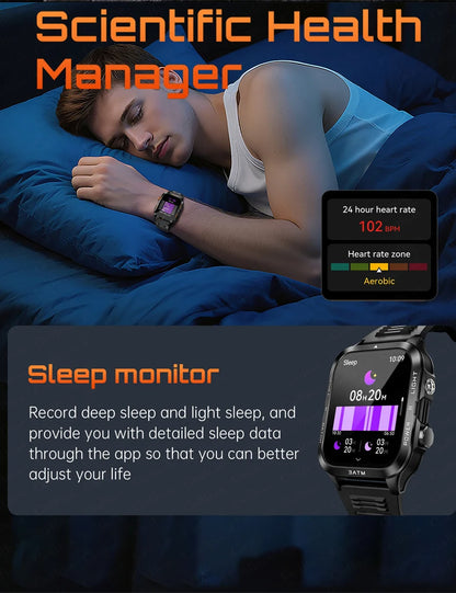 Explore the Great Outdoors with Our 2025 Outdoor Smartwatch - 1.96-Inch HD Screen, 880mAh Battery, and 3ATM Waterproof Design!