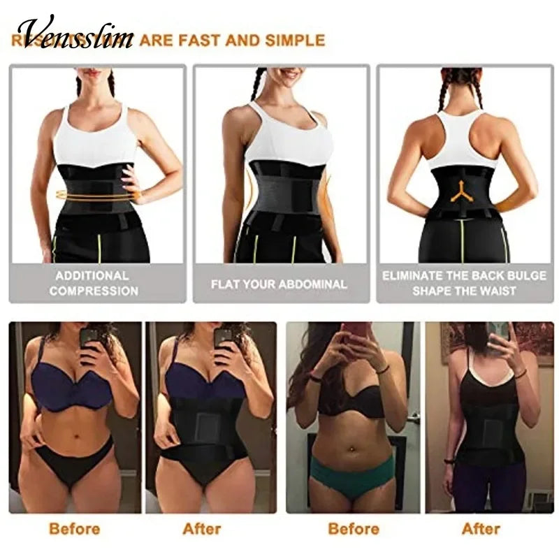 Transform Your Figure with the Women Sauna Sweat Waist Trainer - Slimming Body Shaper Corset for Effective Workouts and Fat Burning