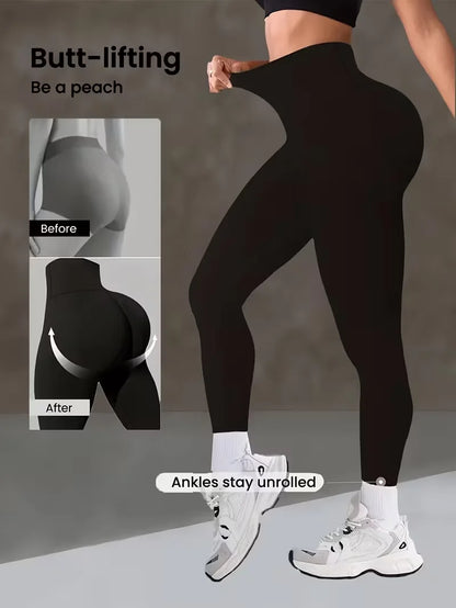Elevate Your Workout with Our Women's High Waist Yoga Pants - Butt Lifting Leggings for Ultimate Comfort and Style