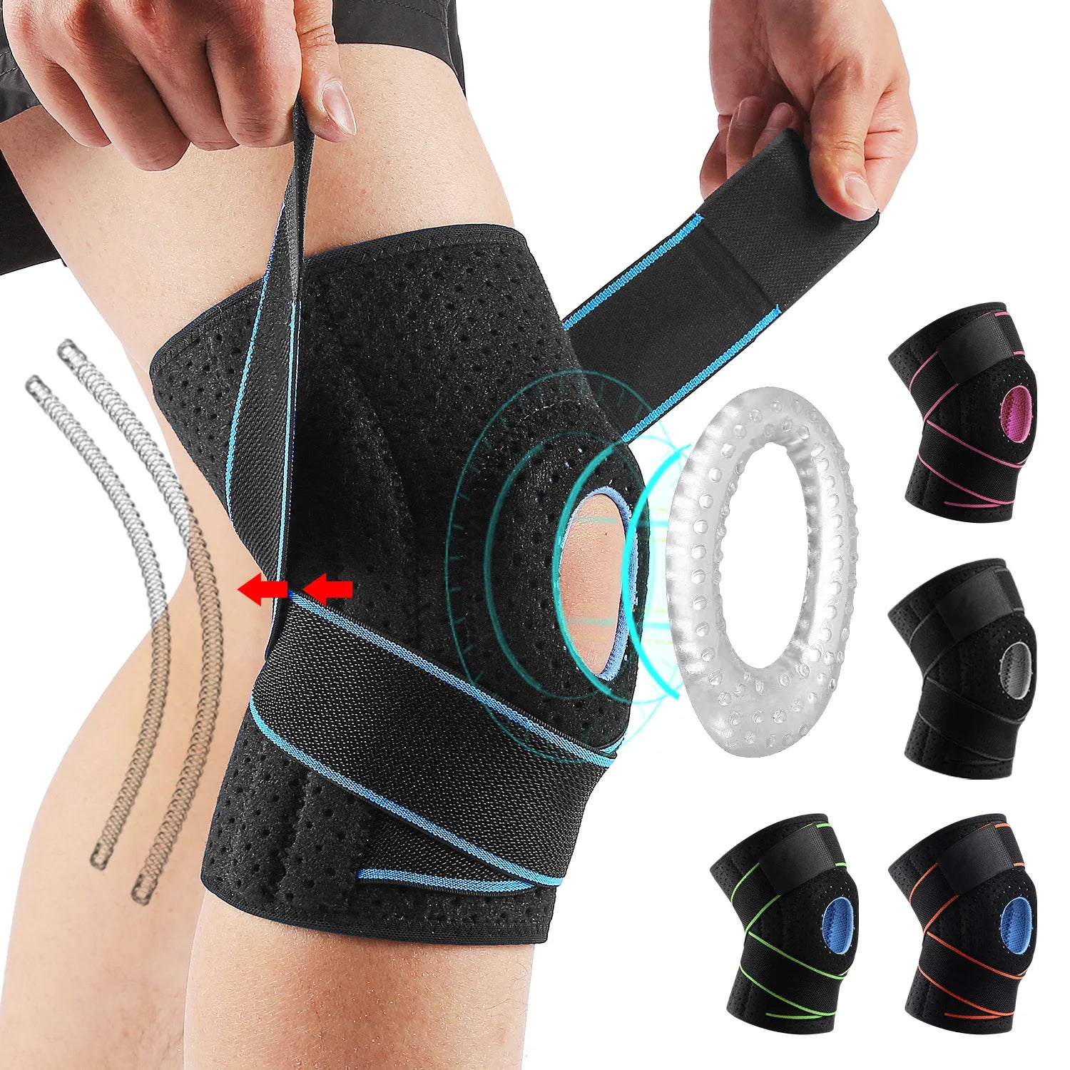 Ultimate Compression Knee Brace for Meniscus Tear - Support Strap for Pain Relief & Injury Recovery for Men and Women