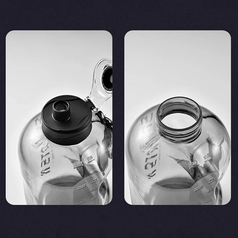 Experience Ultimate Hydration with Our Large Capacity 2 Liter BPA-Free Water Bottle - Perfect for Sports, Gym, Camping, and Travel!