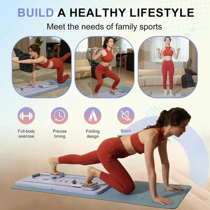 Transform Your Core Workout with the Multifunctional Abdominal Fitness Board - Versatile Pilates Reformer & Push-Up Plate for Ultimate Home Training