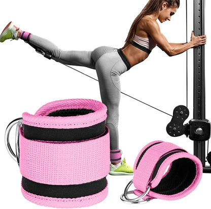 Elevate Your Workout with Adjustable Ankle Straps - Perfect for Cable Machine Fitness and Glute Kickbacks!