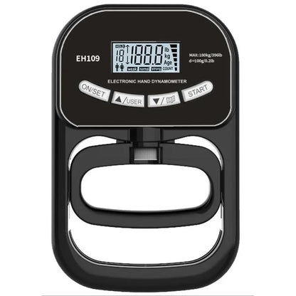 Elevate Your Strength Training with the 265Lbs Digital Grip Strength Tester - USB Rechargeable Hand Dynamometer for Accurate Performance Measurement