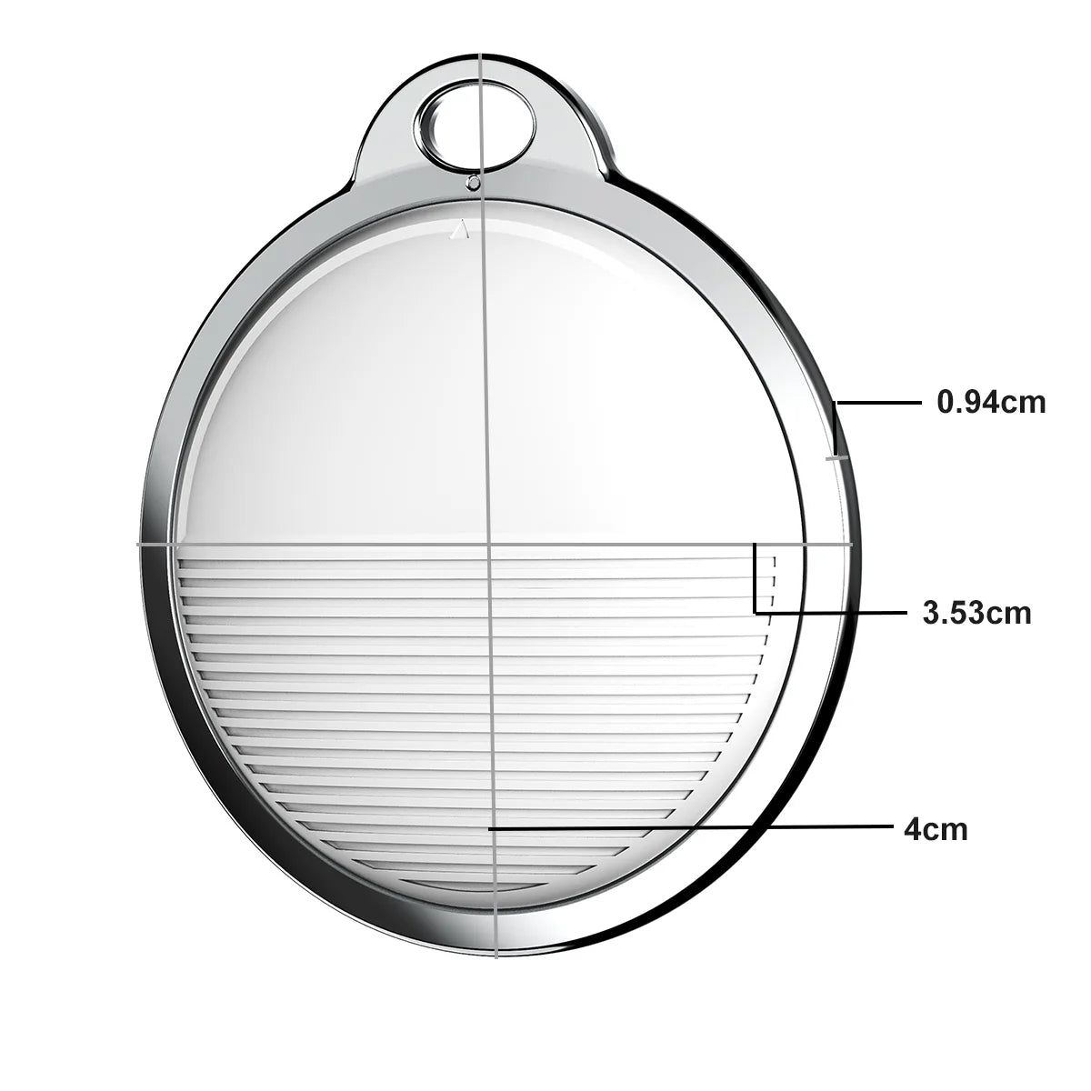 Compact Bluetooth GPS Tracker for Apple Devices - Find My App Compatible Tag for Keys, Wallets, and Bags