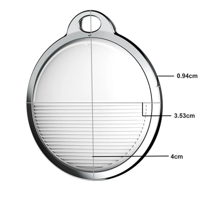Compact Bluetooth GPS Tracker for Apple Devices - Find My App Compatible Tag for Keys, Wallets, and Bags