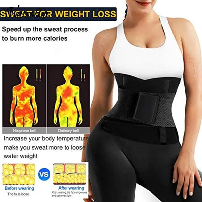 Transform Your Figure with the Women Sauna Sweat Waist Trainer - Slimming Body Shaper Corset for Effective Workouts and Fat Burning