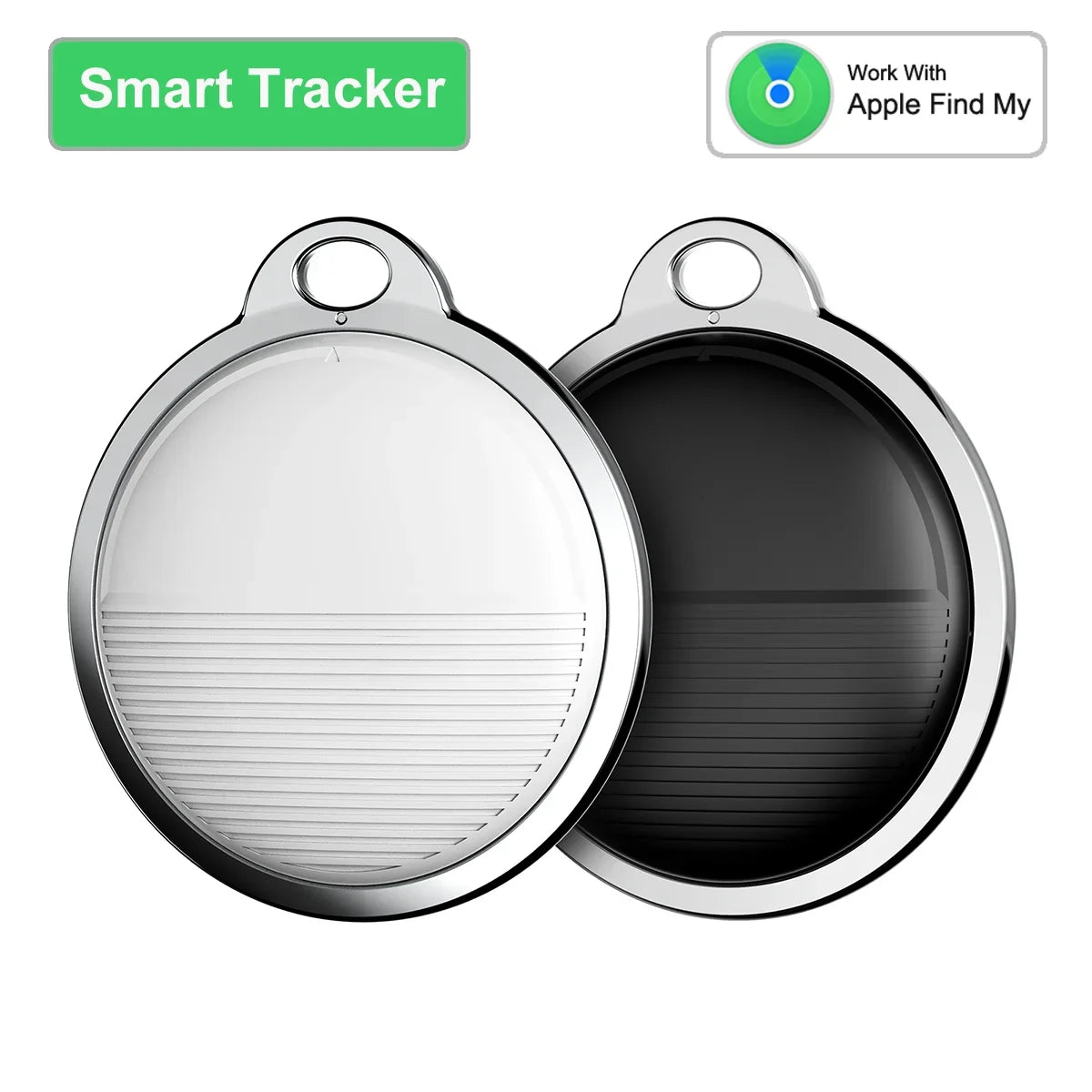 Compact Bluetooth GPS Tracker for Apple Devices - Find My App Compatible Tag for Keys, Wallets, and Bags