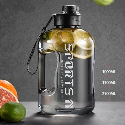 Experience Ultimate Hydration with Our Large Capacity 2 Liter BPA-Free Water Bottle - Perfect for Sports, Gym, Camping, and Travel!