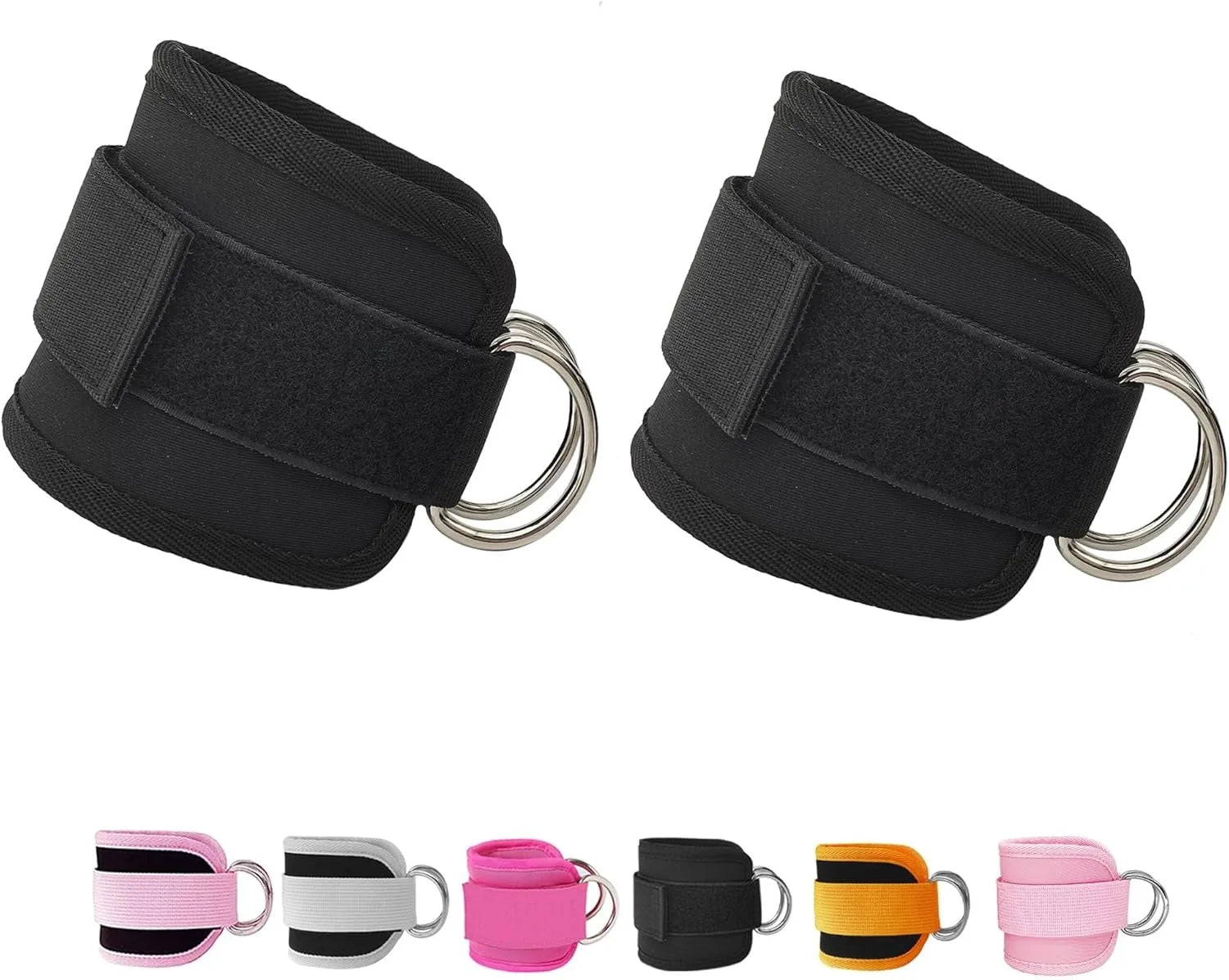 Elevate Your Workout with Adjustable Ankle Straps - Perfect for Cable Machine Fitness and Glute Kickbacks!