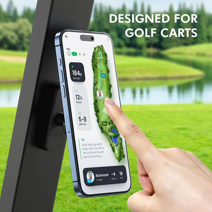 Revolutionary Magnetic Golf Cart Phone Holder - The Ultimate Gym Phone Mount for Golfers and Dads! Perfect Gift for Him!