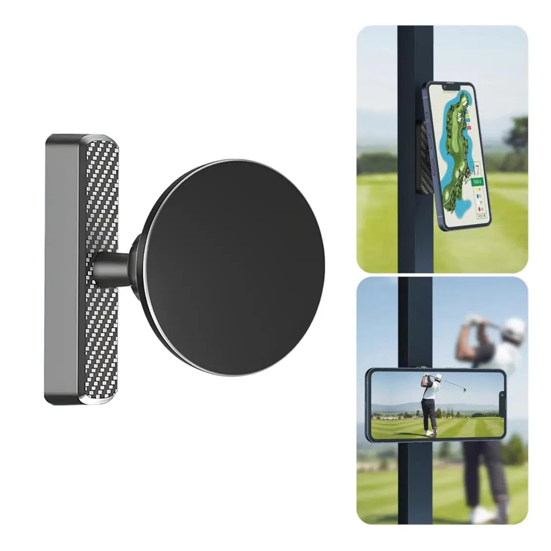 Revolutionary Magnetic Golf Cart Phone Holder - The Ultimate Gym Phone Mount for Golfers and Dads! Perfect Gift for Him!